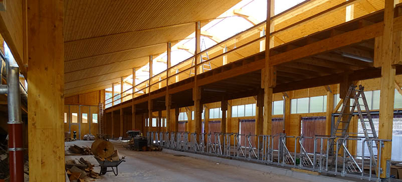 Anbau Kuhstall Kleinsägmühlerhof