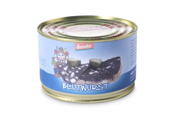 Demeter Bio Blutwurst 500g Kleinsägmühlerhof Altleiningen Demeter Bio Blutwurst 500g Kleinsägmühlerhof Altleiningen