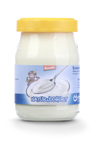 Naturjoghurt im Glas